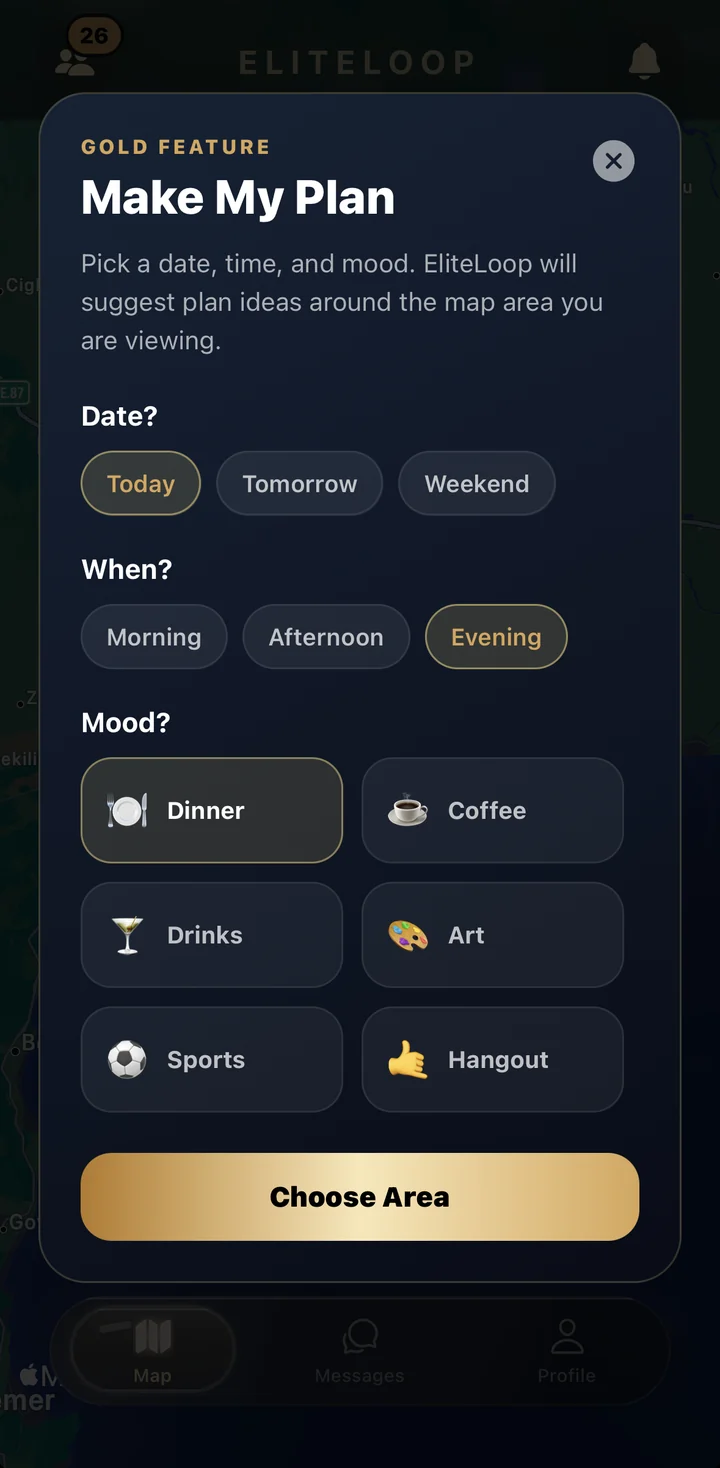 EliteLoop — Make My Plan